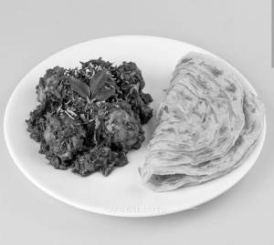 Chicken Sukka + Kp ( Parota) (1 Piece)