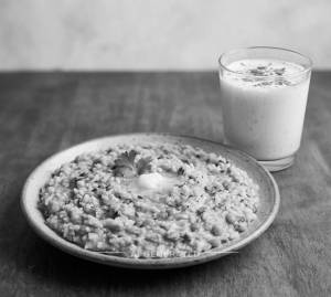Dal Khichdi + Butter Milk