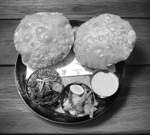 Palak Bhature Chole