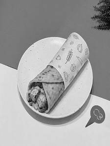 Paneer Afghani Kathi Roll