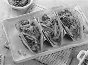 Chicken Tikka & Chicken Salami Taco's