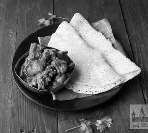 Dosa [2 pieces] chicken [3 pieces]