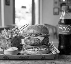 Aloo patti burger combo