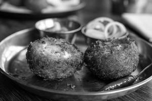 Egg Devil With Mutton Keema