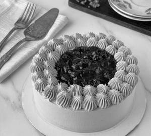 Eggless Lucious Bluberry Cake