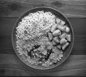 Jeera Rice with Dal Tadka