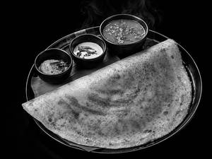 Garlic Ghee Roast Dosa