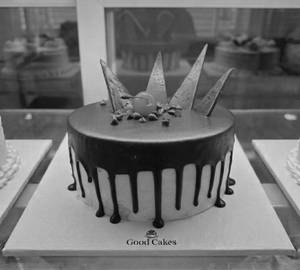 Belgium chocolate cake eggless [1 pound]