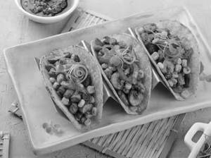 Mushrooms, Corns & Onion Taco's
