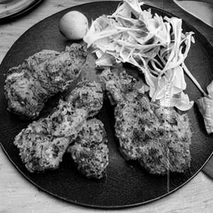 The smashed chic grilled