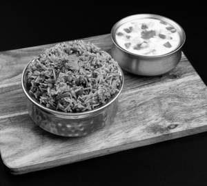 Handi Biryani with Mix veg raita