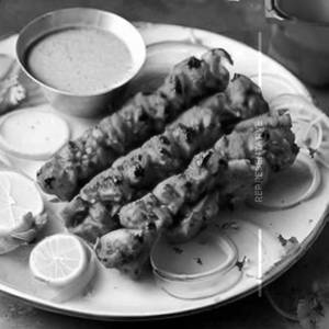 Chicken Schezwan Seekh Kebab