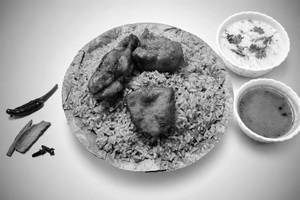 Biryani Rice+ Kabab 3pcs