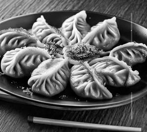 Pan fried momo chicken