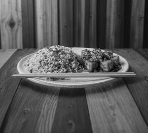 Fried Rice And Paneer Chilli Combo