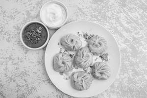 Veg Steamed Momos 6pc
