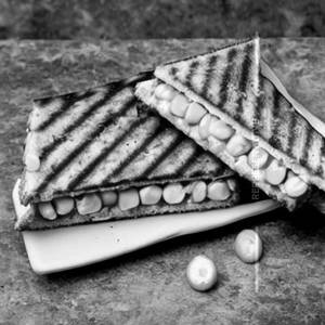 Sweet corn Cheese Grilled Sandwich