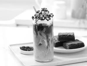 Brownie cold coffee