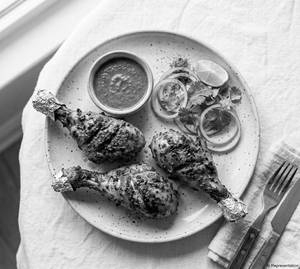 Achari Tangri Kebab (4pcs)