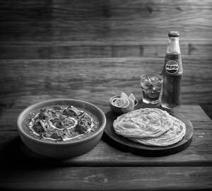 Chicken Tikka Masala + Parotta (2 Pcs) + Pepsi (250 ml)