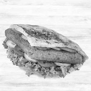 Chicken Seekh Kebab Pocket Sandwich