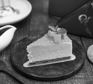 Mango Basque Cheesecake Slice (With Eggs)