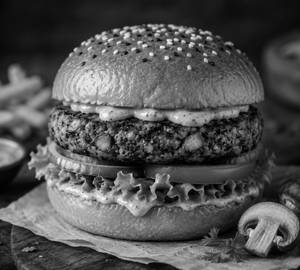 Mushroom Patty Burger