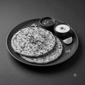 Onion paratha [2 Parathas]