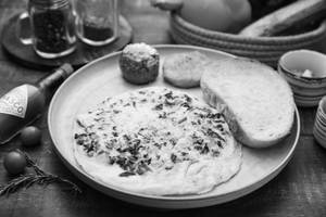 Spinach And Mushroom Omelette