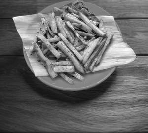 Steamed Sweet Potato Finger Chips | Tawa-Roasted Fries