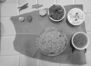 Biryani Rice+ Botti Half Plate