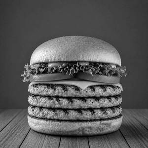 Smoked Chicken Triple X Cheese Burger