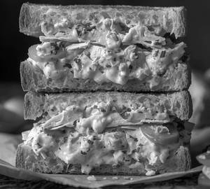 Classic creamy chicken sandwich