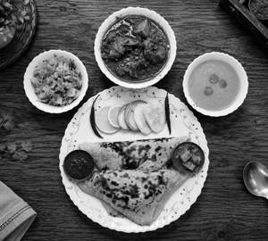 Paratha Chicken Thali