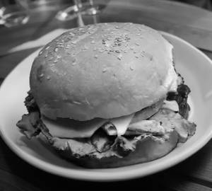 Chicken Burger With Orange Juice Combo