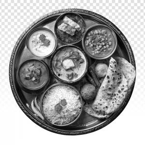 Punjabi Special Thali With 2 Phulka