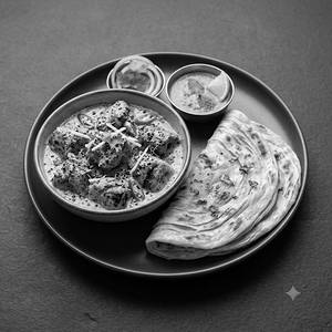 Kalimirch Chaap With 2 Laccha Paratha