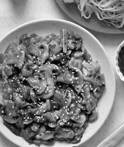 Schezwan Mushroom Dry