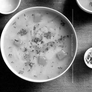 Lemon garlic soup