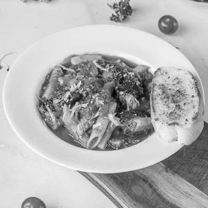 Bacon Arrabbiata Penne Pasta