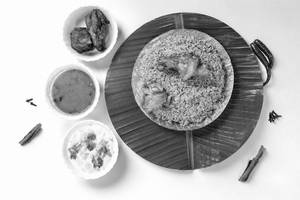 Chicken Biryani 2 Pcs+ Kabab 2 Pcs