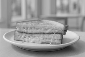 Corn And Cheese Grilled Sandwich