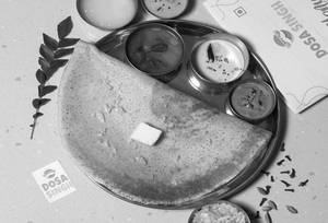 Butter Onion Masala Dosa