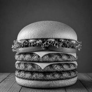 Smoked Chicken Triple X Double Cheese Burger