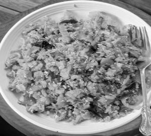 Egg kothu parotta