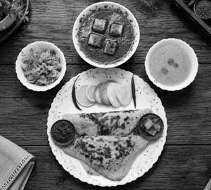 Paratha Paneer Thali