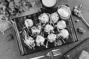 Creamy Mushroom Malai Tikka