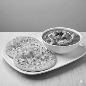 Kadai Paneer [Half] + 3 Roti
