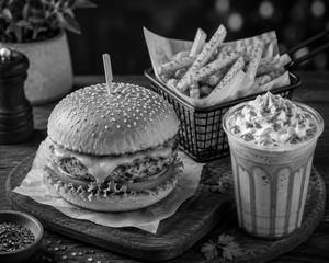 Cheesy Burger Feast