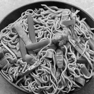 Chicken Chow Mein Noodles (Gravy)